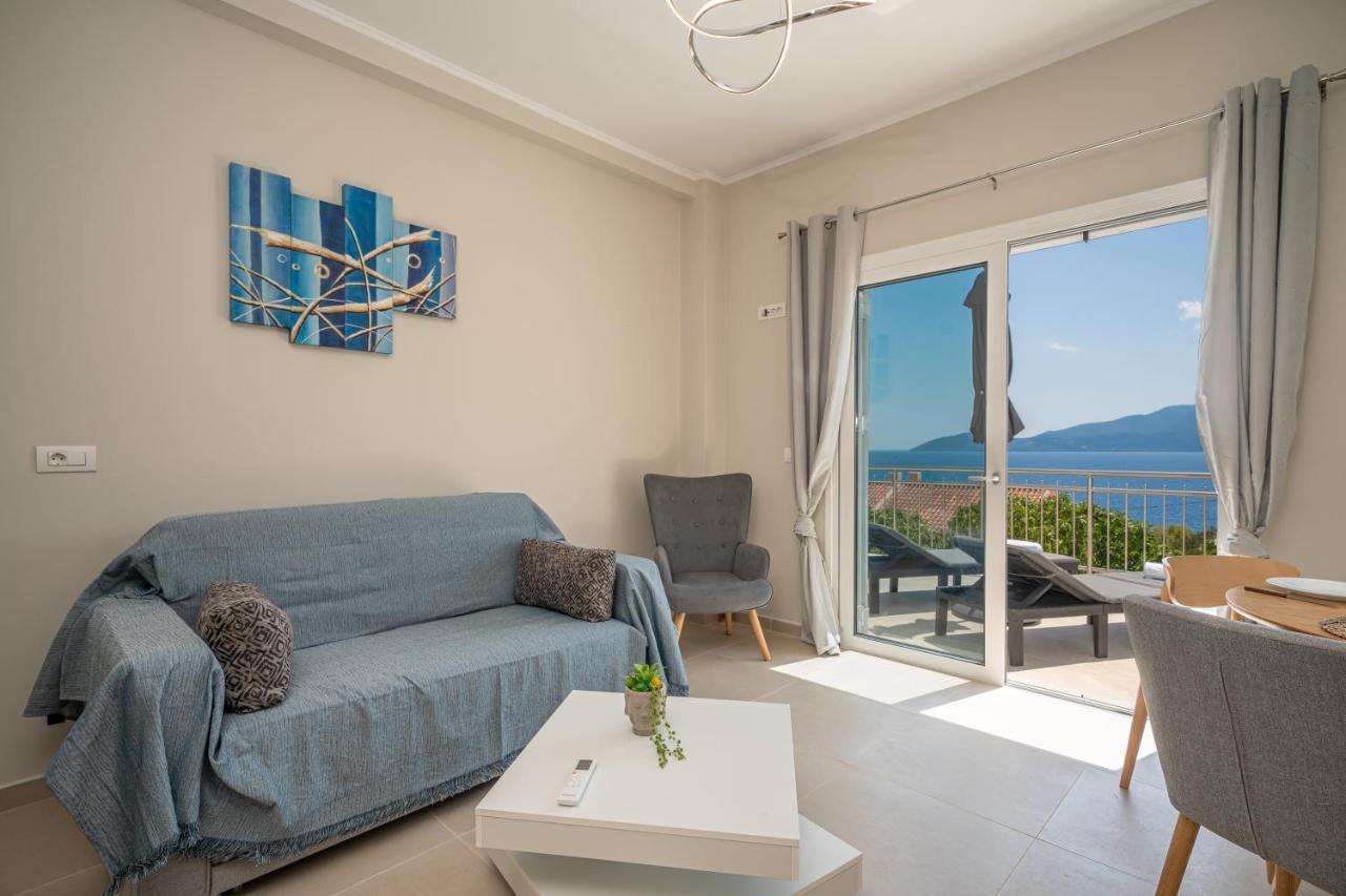 Maritina'S Apartments Amazing Sea View Agia Efimia Eksteriør bilde